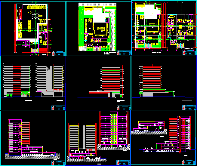 Apartment Floor Plans Dwg bank and office building | dwg file - architecture world Apartment Floor Plans Dwg bank and office building | dwg file - architecture world