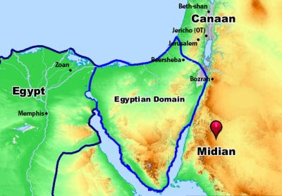 midian egypt god land spoke east abraham genesis wife greater something named after