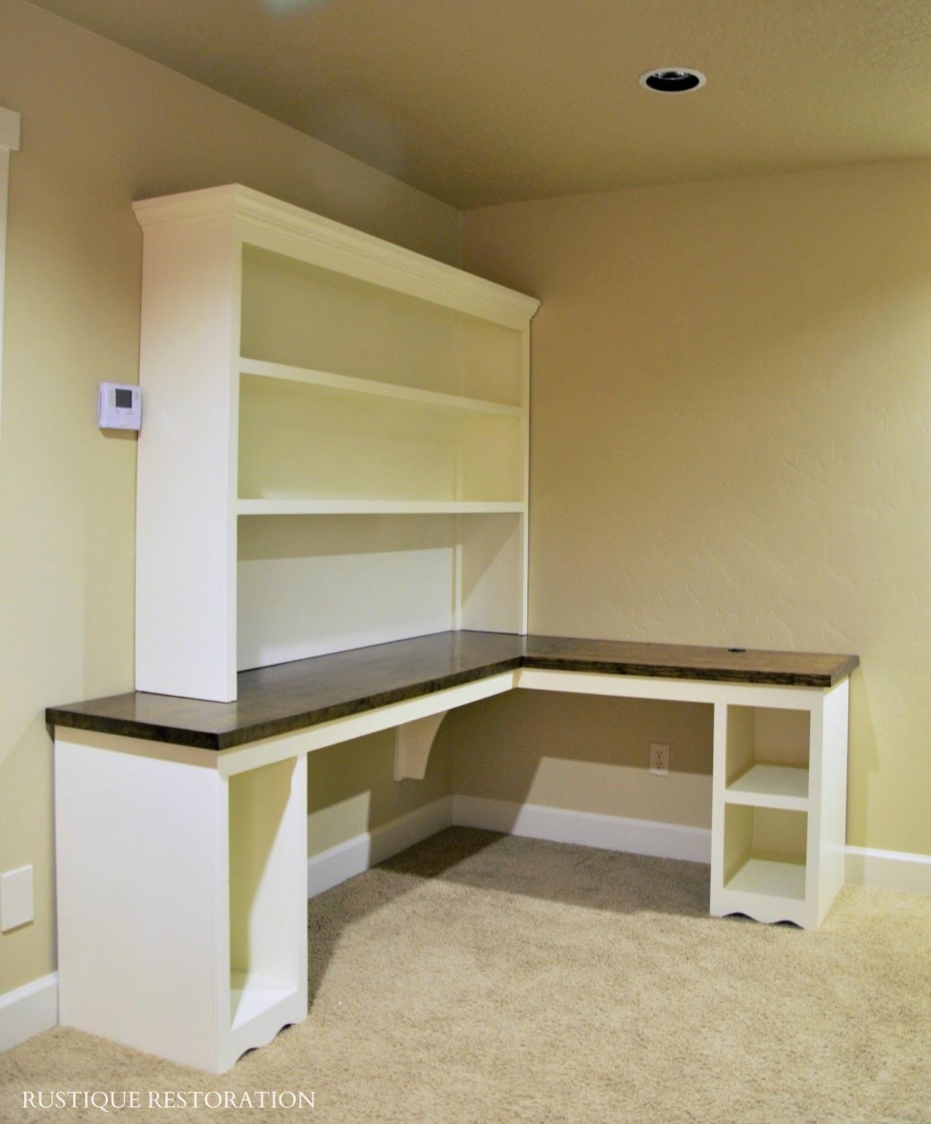 Rustique Restoration Custom Built Desk & Hutch