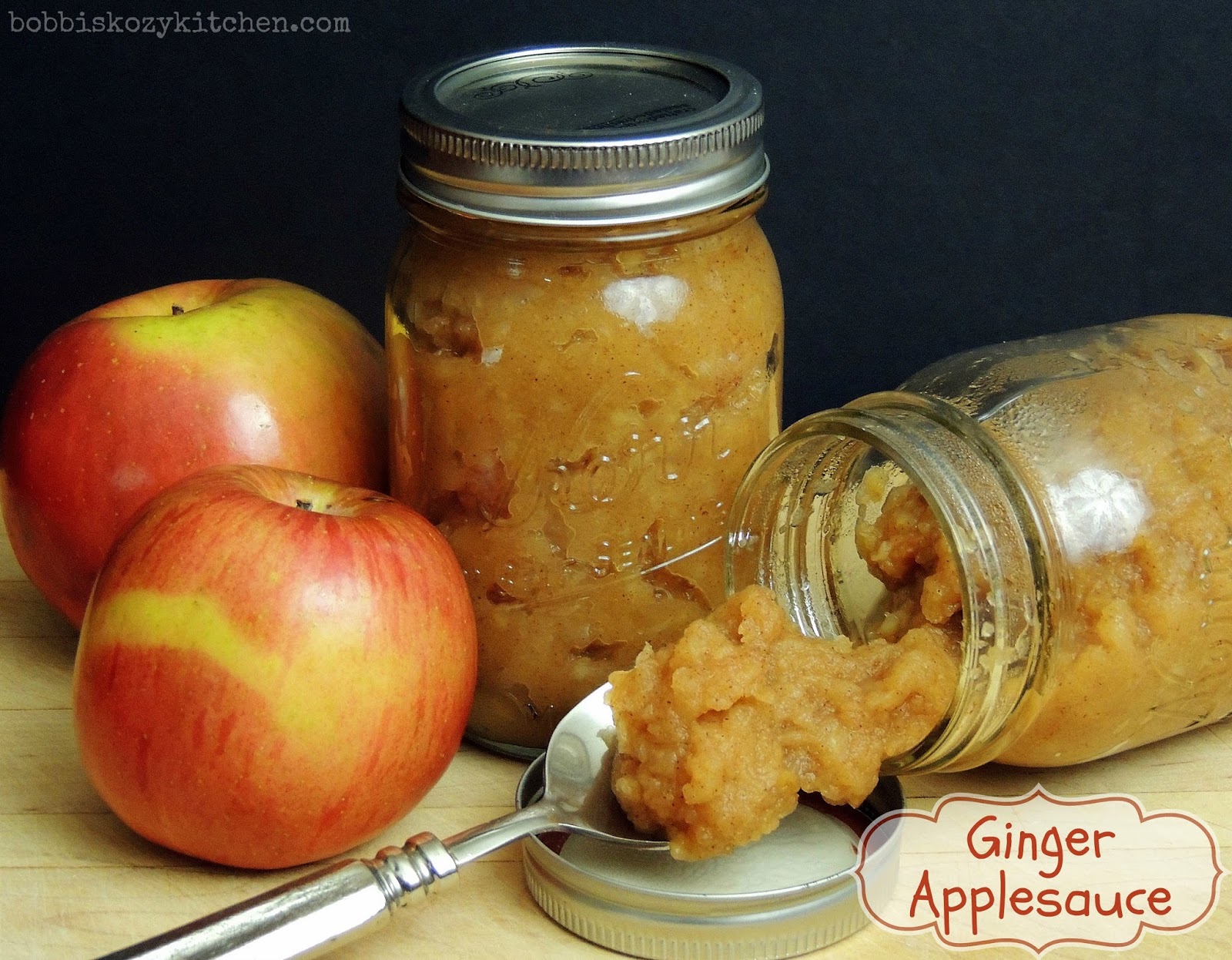 Ginger Applesauce for SRC Bobbi's Kozy Kitchen