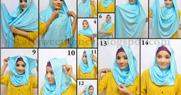 Cara Memakai Jilbab Pashmina Plain Style Cara Berjilbab &amp; Berhijab