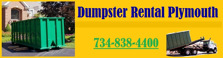 Dumpster Rental Plymouth (734) 838-4400