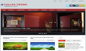 Cellar Blogger Template 2 Kolom