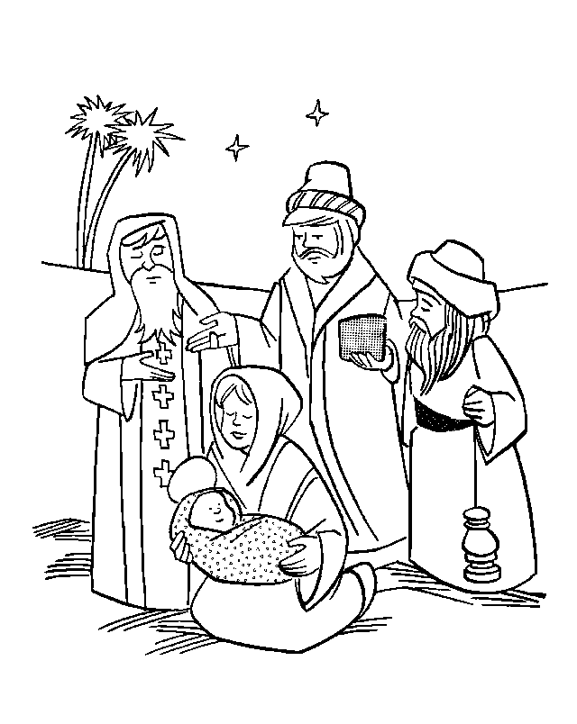 3 Kings Day or Epiphany Coloring Pages Let's Celebrate!