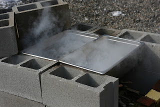Build your fire pit. fire pit
