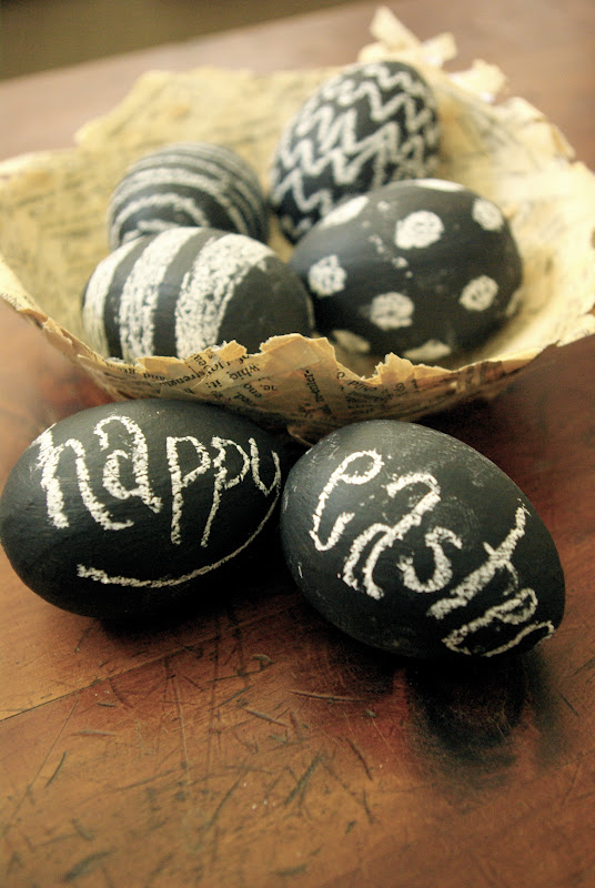 Chalkboard Easter Eggs Oleander + Palm