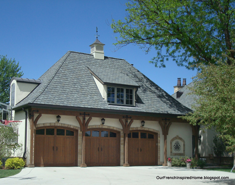 Our French Inspired Home European Style Garages and Garage Doors