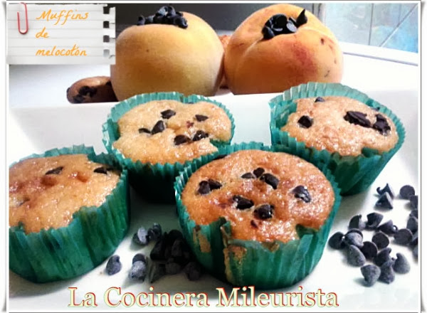 Muffins De Melocotón 
