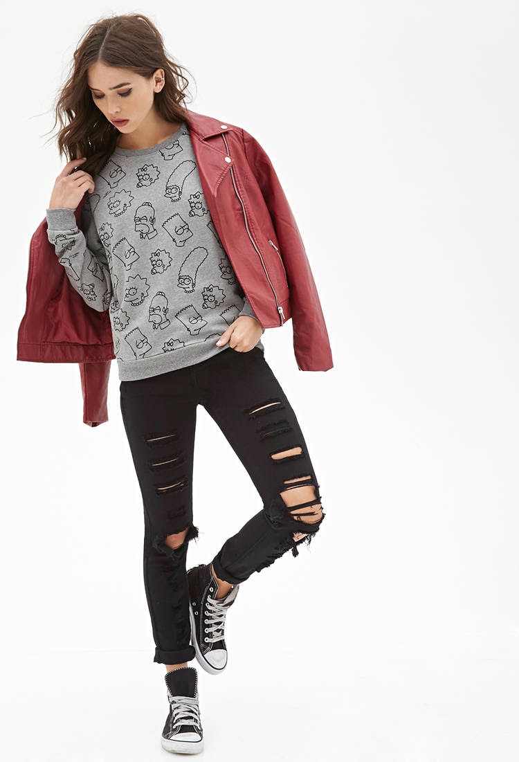 moletom simpsons forever 21