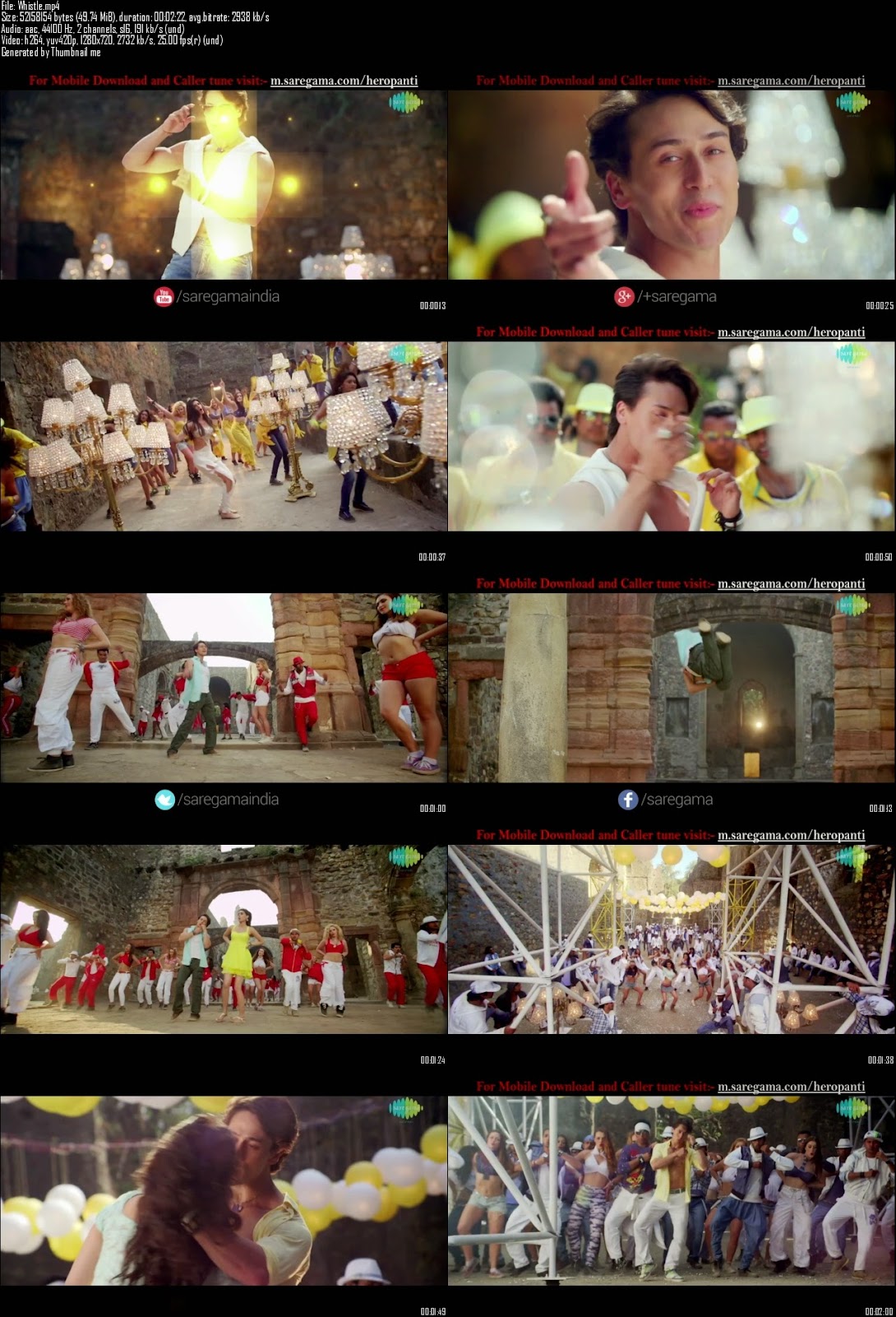 Mediafire Resumable Download Link For Video Song Whistle Baja - Heropanti (2014)