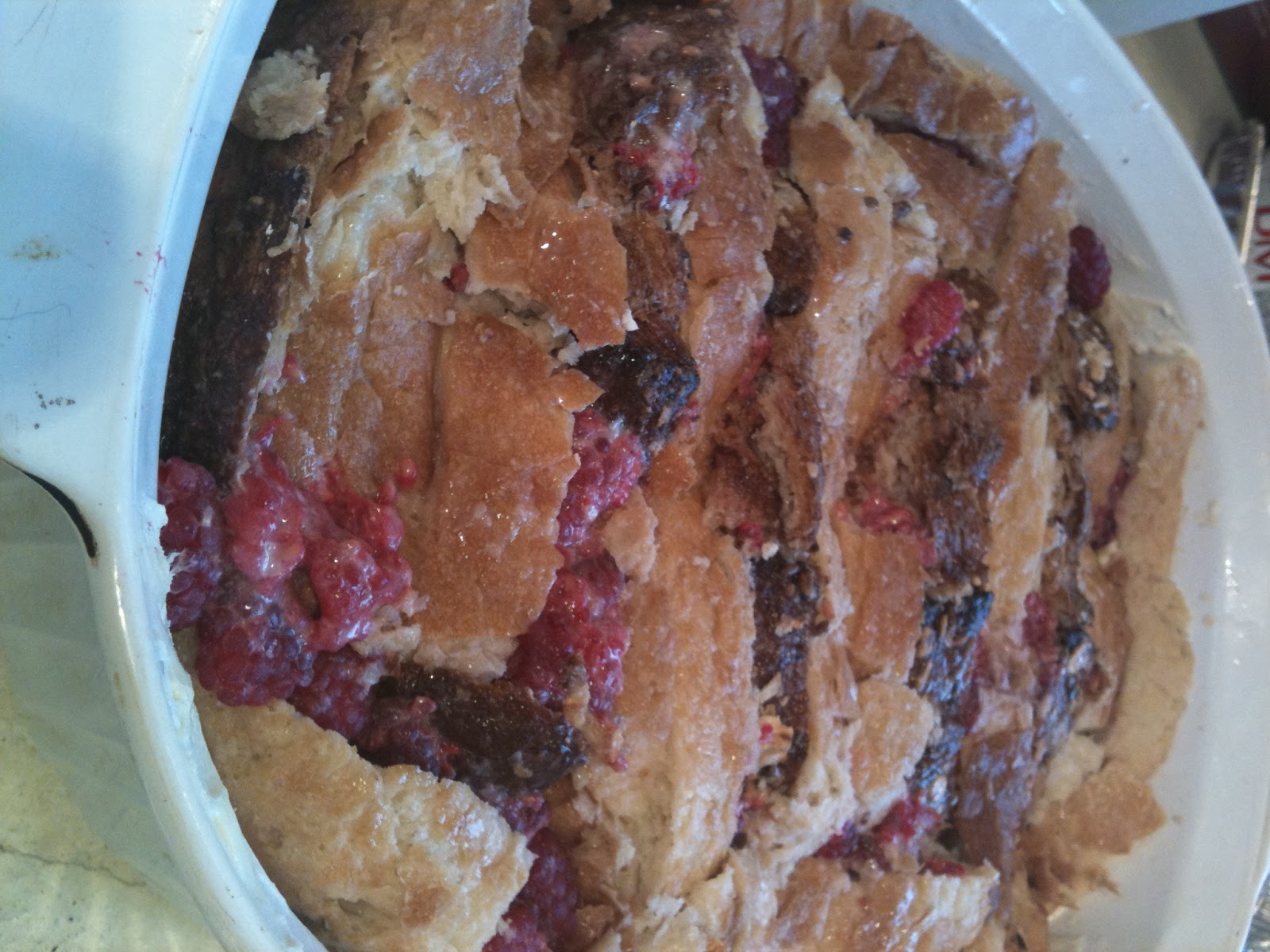 Mary's Food Journal Holiday Baking Bread Pudding