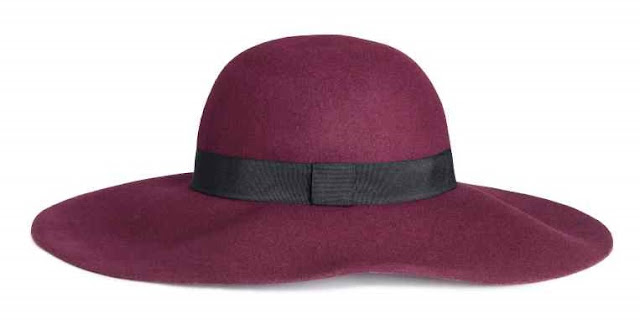 SOMBRERO ALA DE LANA - COLOR CIRUELA SOMBRERO ALA DE LANA - COLOR CIRUELA
