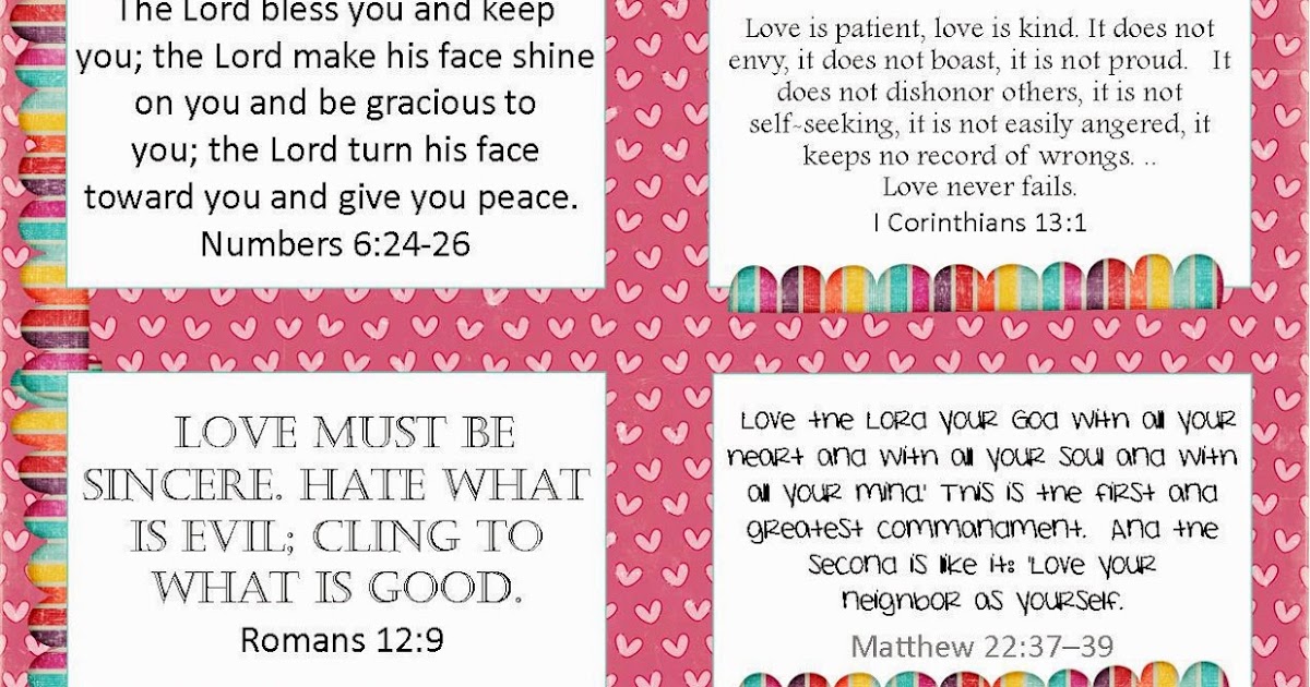 The best valentine’s card verses The Blogging Pastors Wife: Printable Valentine's Verse Cards