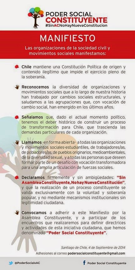 Manifiesto por la Asamblea Constituyente