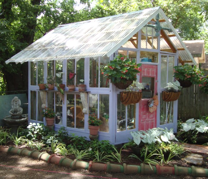 On the Wish List An Upcycled Greenhouse