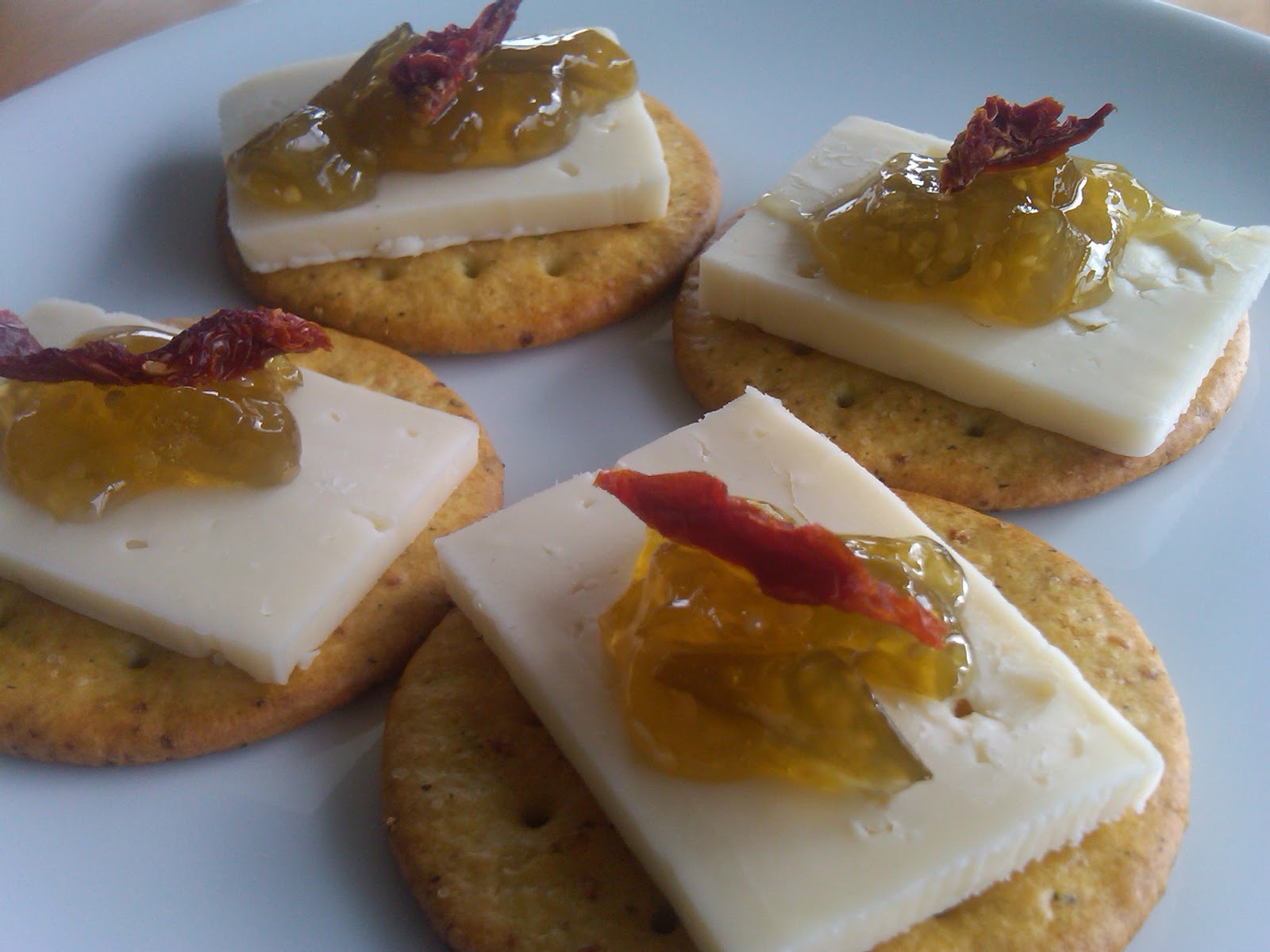 Autumn's Copper Pot TomatilloLime Jelly Hors d' Oeurves