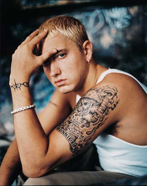 Hip Hop Tattoos Lil Wayne Eminem 50 Cent 