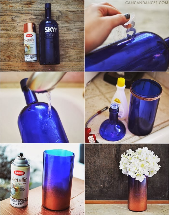 diy crafts with bottles diy vase from a bottle goodiy diy crafts with bottles diy vase from a bottle goodiy