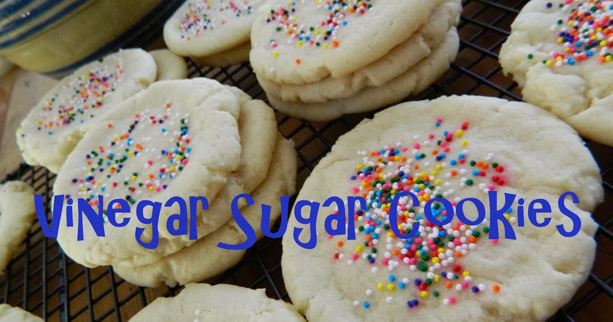 The Wednesday Baker VINEGAR SUGAR COOKIES