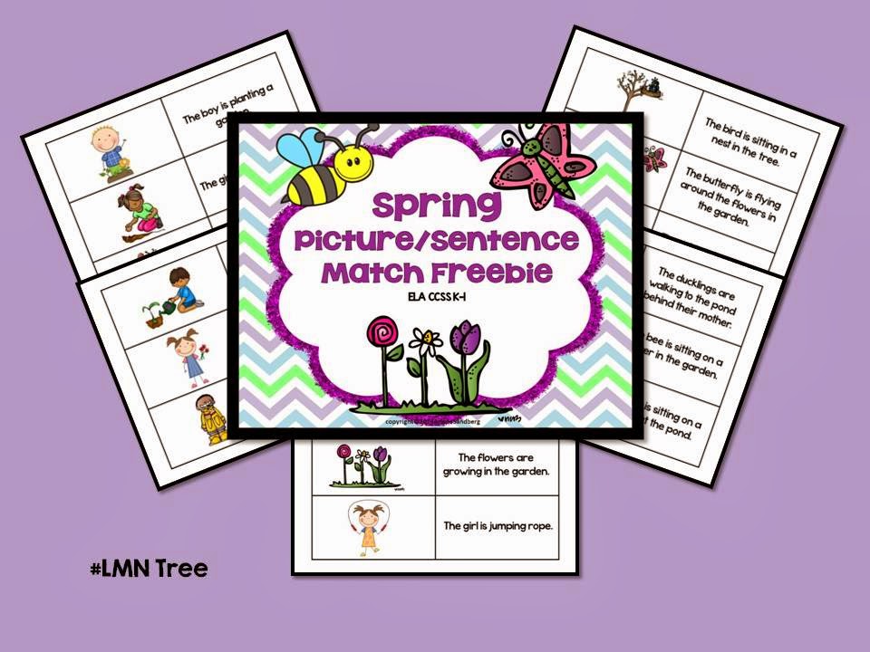 LMN Tree Spring Edition Making Sentences with Sentence Frames and