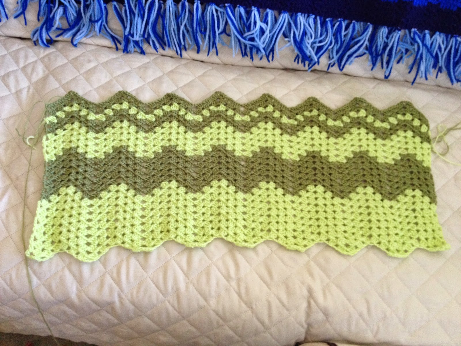 Creative Quest Granny Ripple Baby Blanket