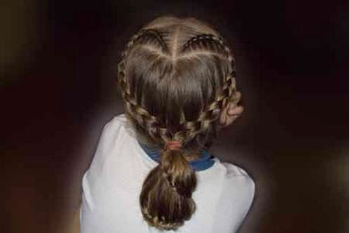 Diy Heart Shaped Braids Hairstyle The Idea King