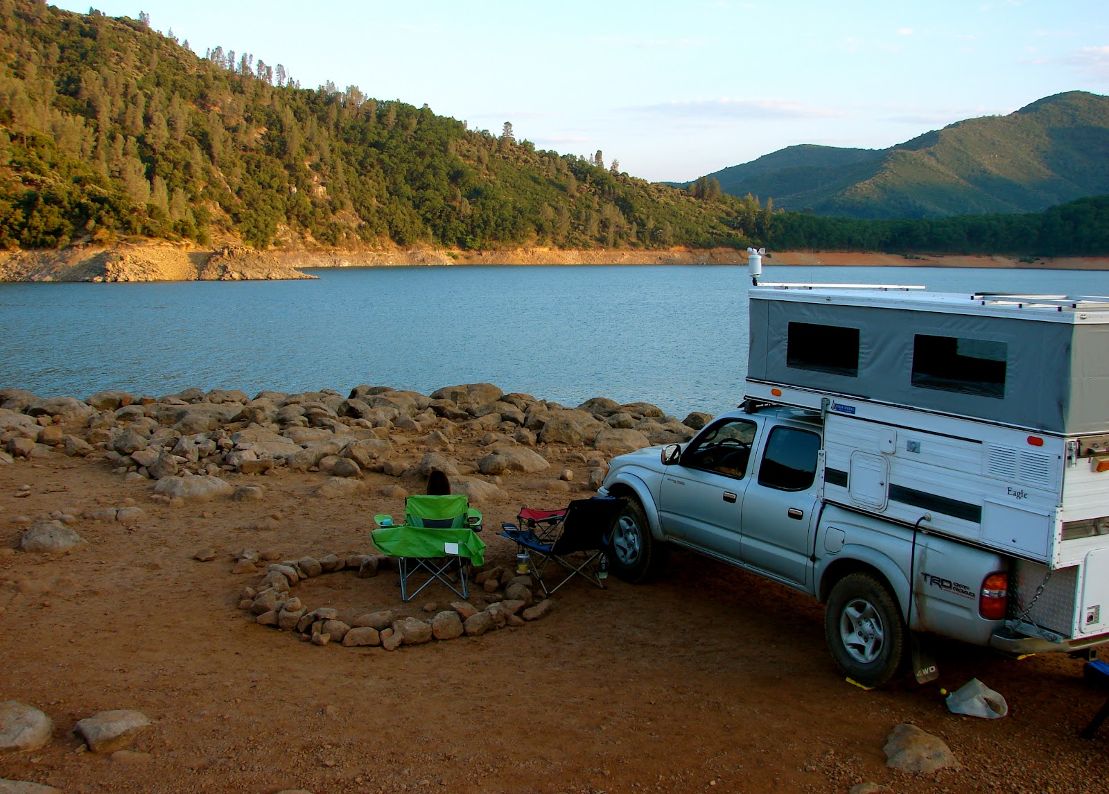 Our Four Wheel Camper Around Shasta Lake