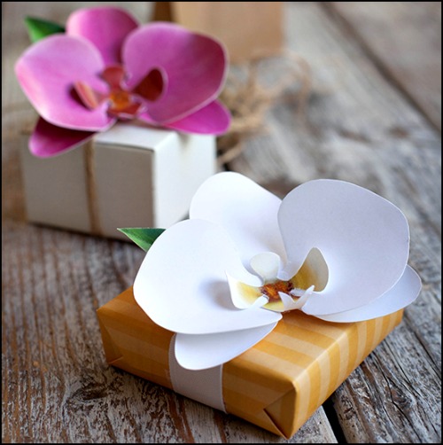 DIY Paper Orchids Just Beautiful Content in a Cottage
