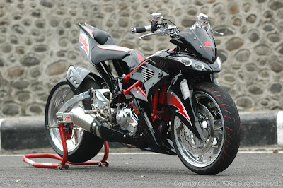 Modif Jupiter mx hitam extrim