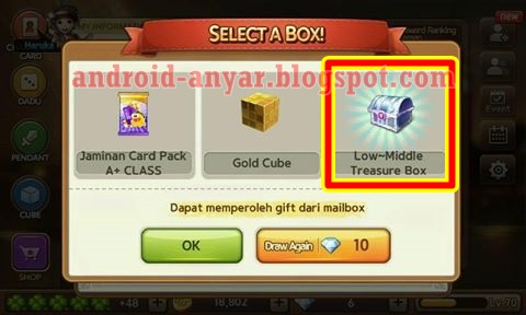 Cara Dapat Gem Get Rich dari treasure Box