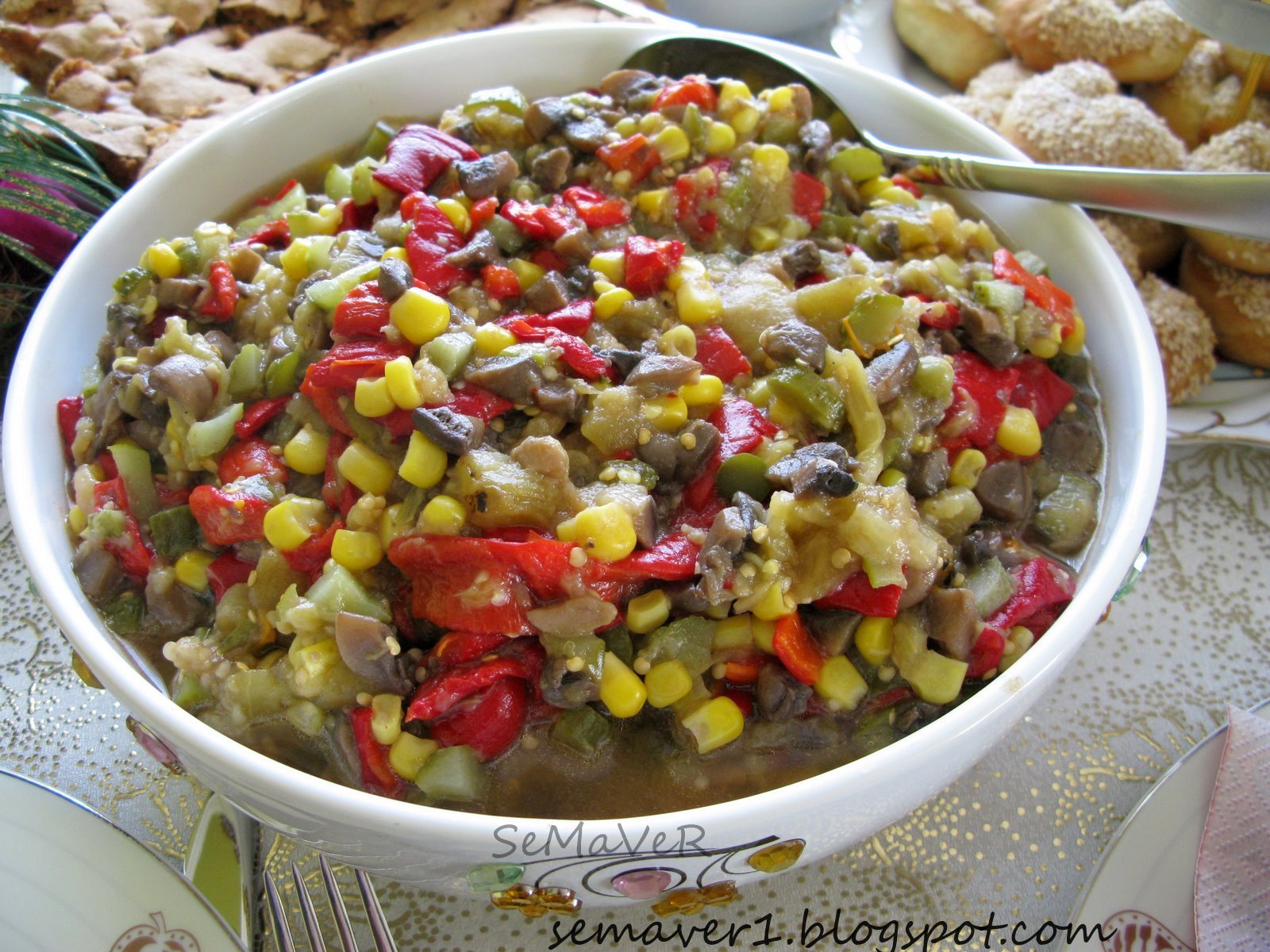 SeMaVeR: Patlıcanlı Mantarlı Salata
