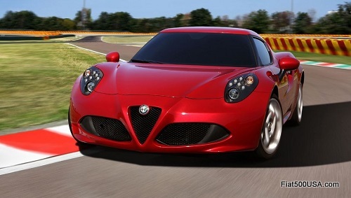 Alfa Romeo 4C on Track