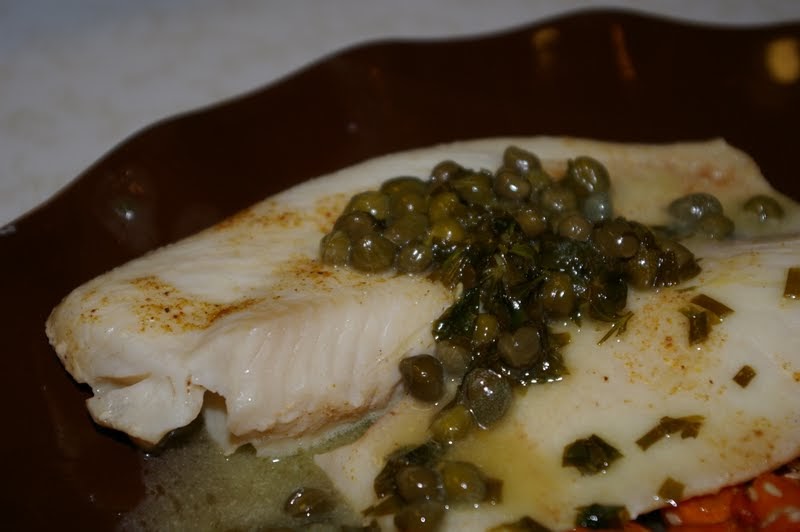 Snacks and Desserts Baked Tilapia with Lemon Caper Sauce