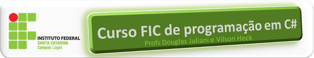 Curso FIC de C# do IFSC - Campus Lages