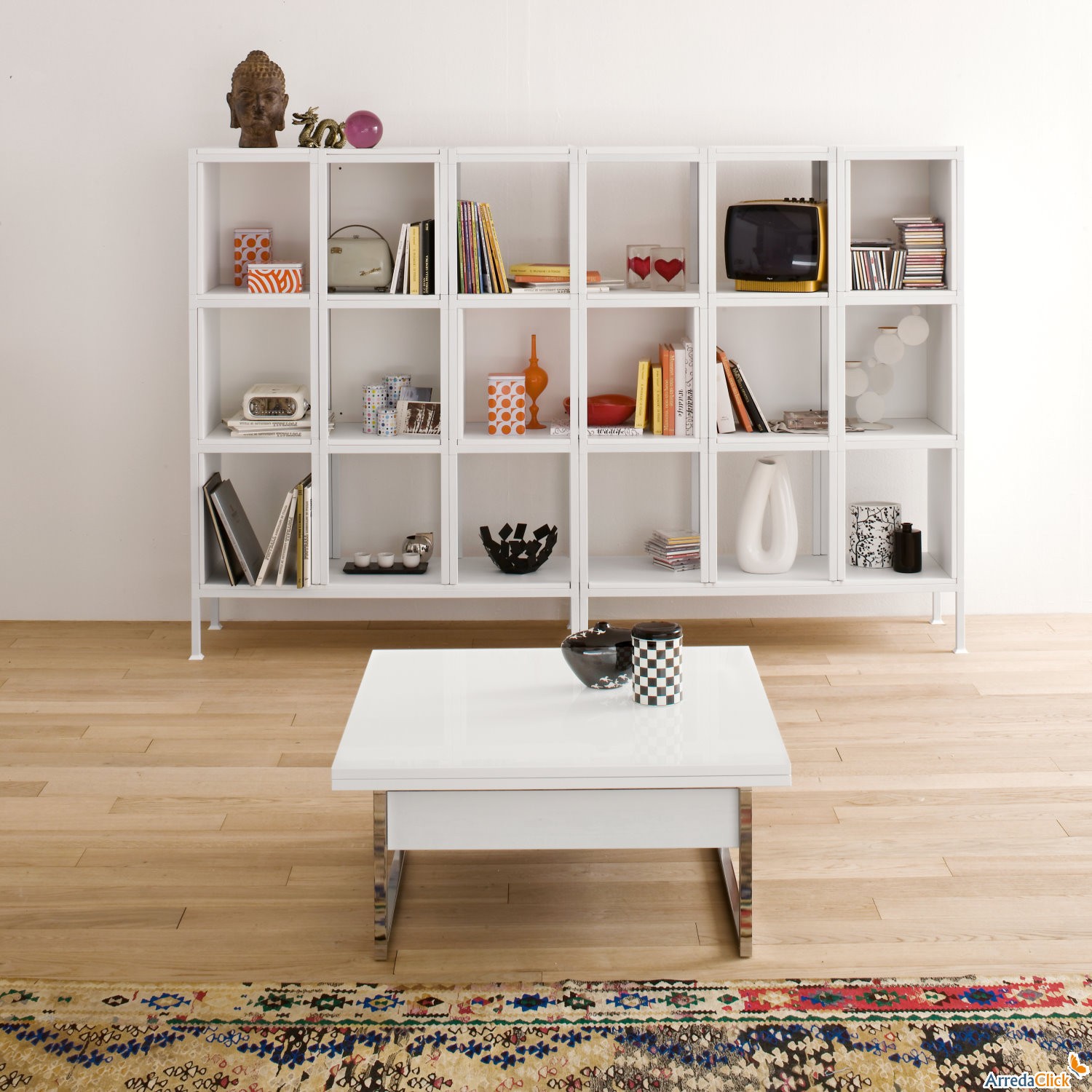 Arredaclick blog arredamento part 72 Librerie da ingresso riflessi