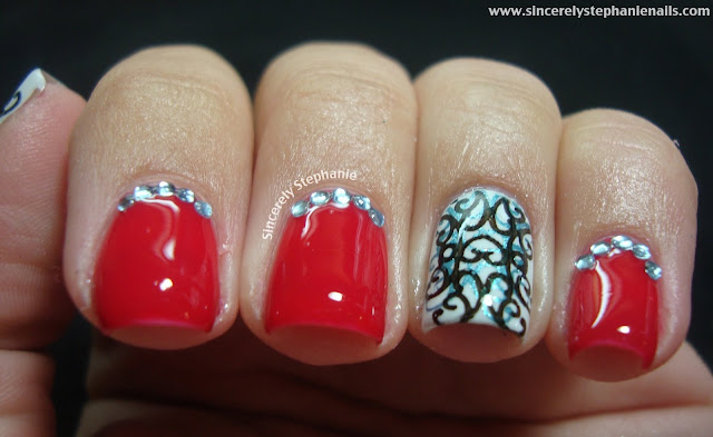 bundle monster double stamping nail art