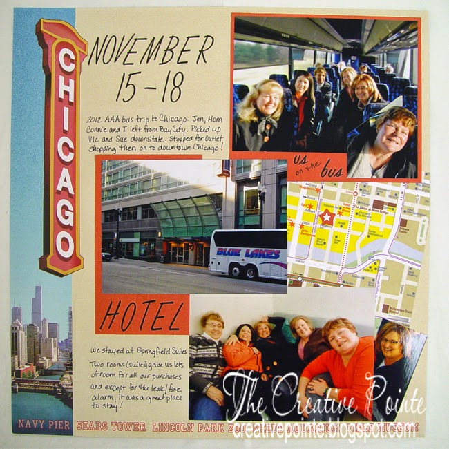 The Creative Pointe Scrapbook Layout Chicago