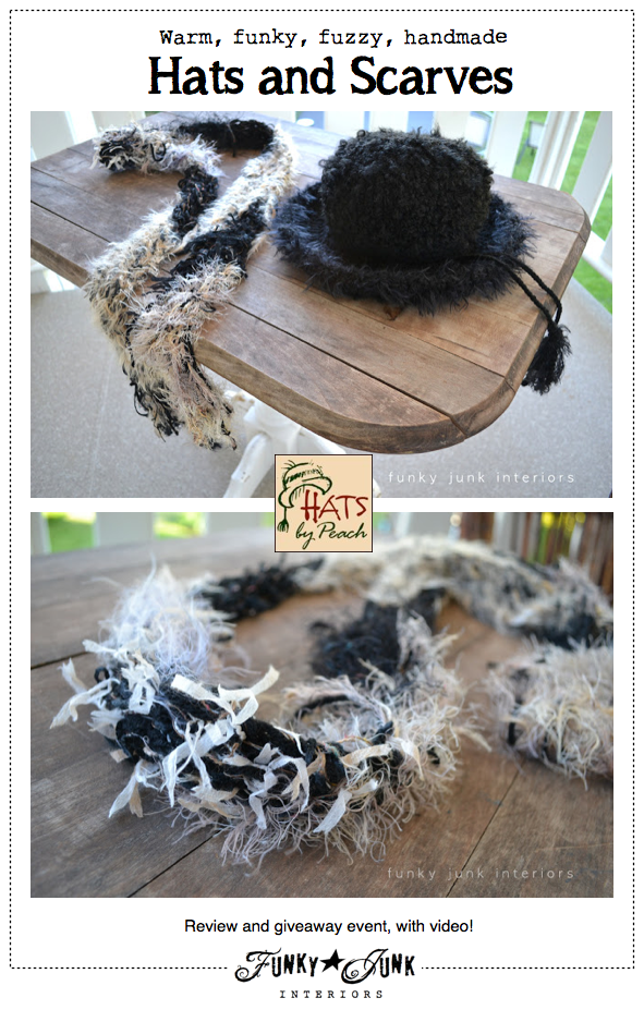 funky hats and scarves