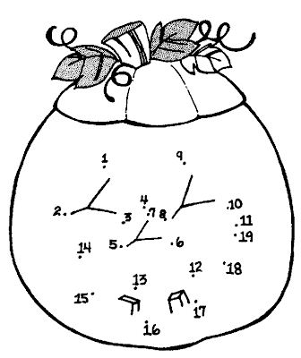 Halloween Connect the Dots Coloring Pages