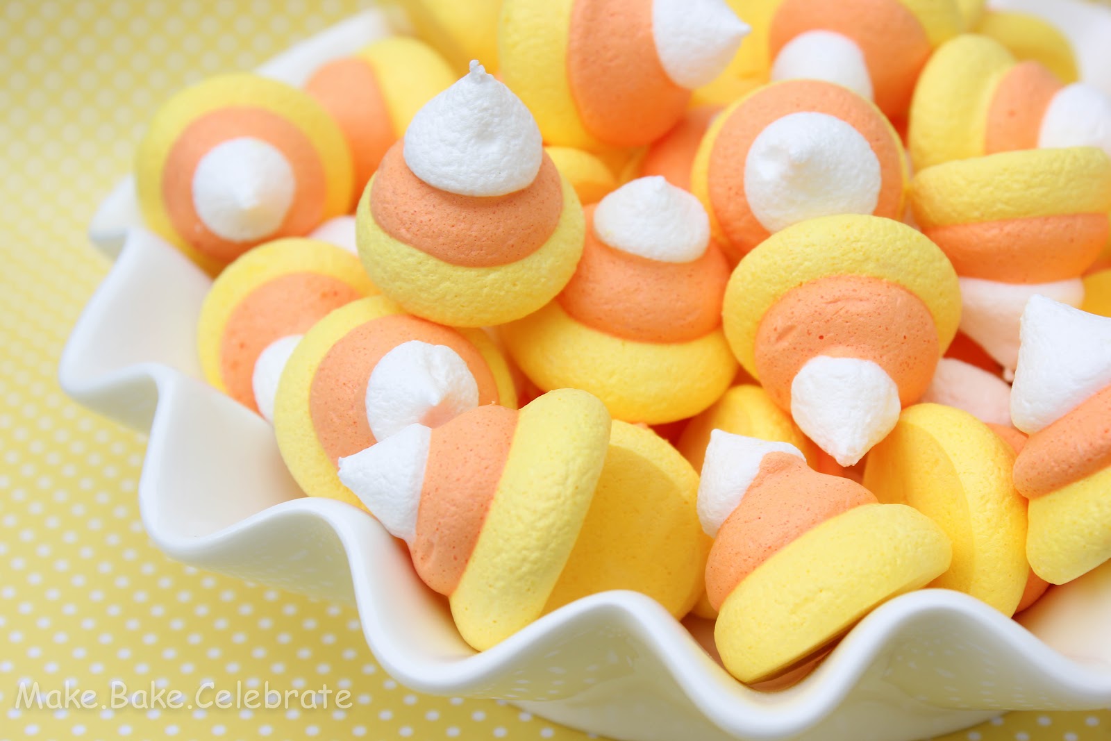 MBC {Candy Corn Week} Candy Corn Meringues, printable, and round up!