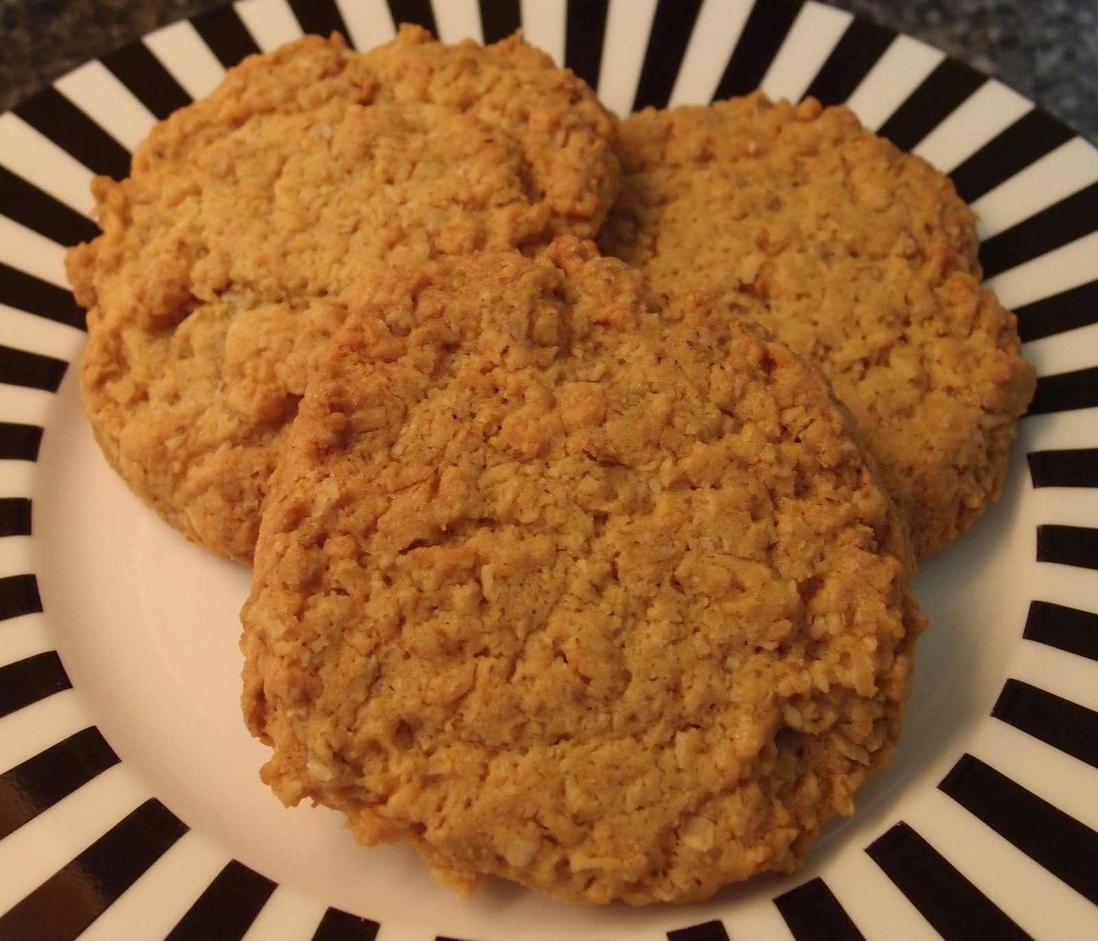 The Caked Crusader Coconut oat biscuits