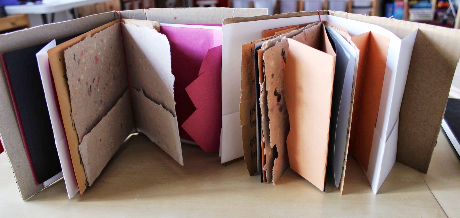 Creating and Educating Elastic Band Sketchbooks
