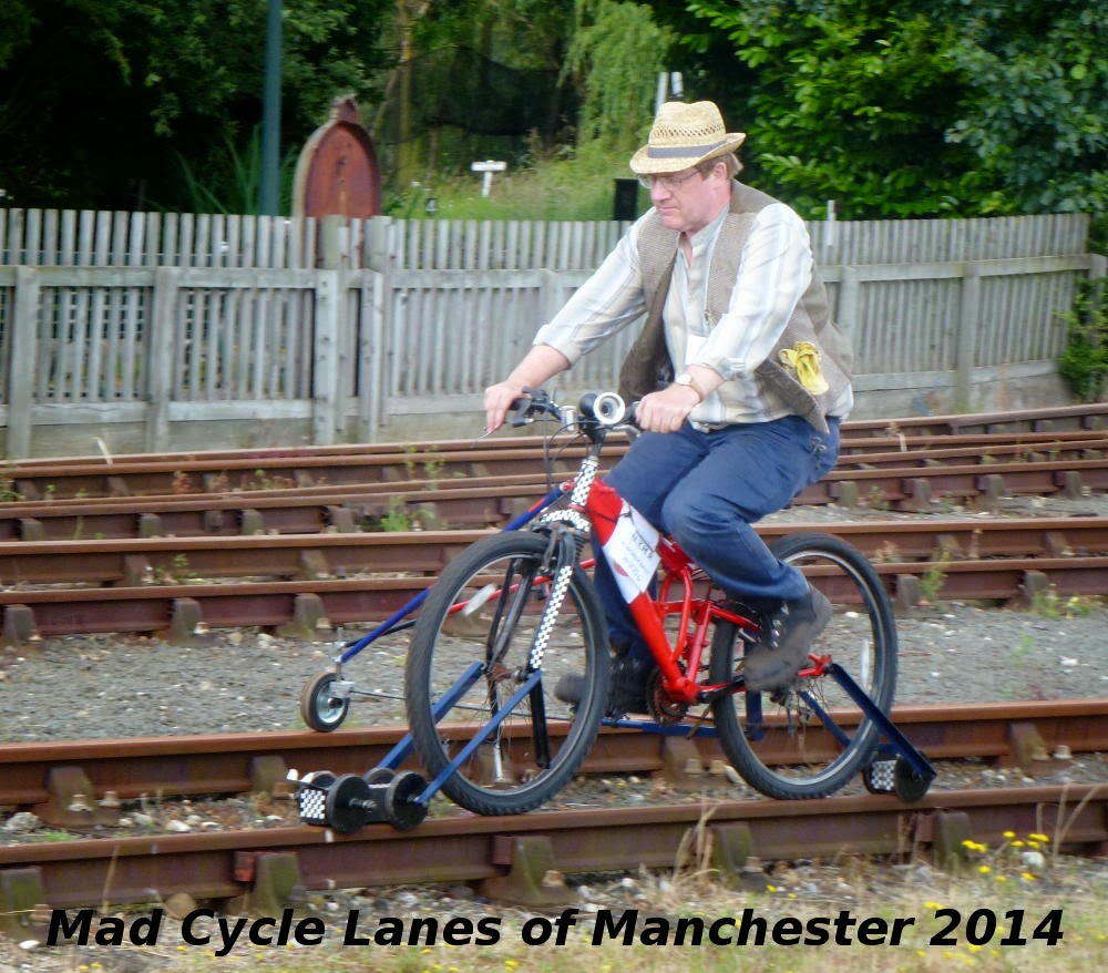Mad Cycle Lanes of Manchester Rail Bikes & Velocipedes