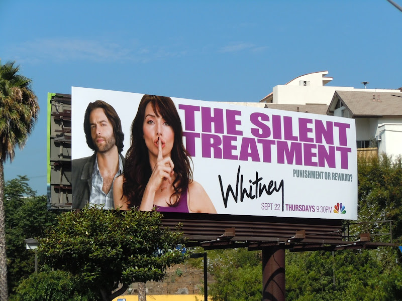 Whitney Silent Treatment billboard