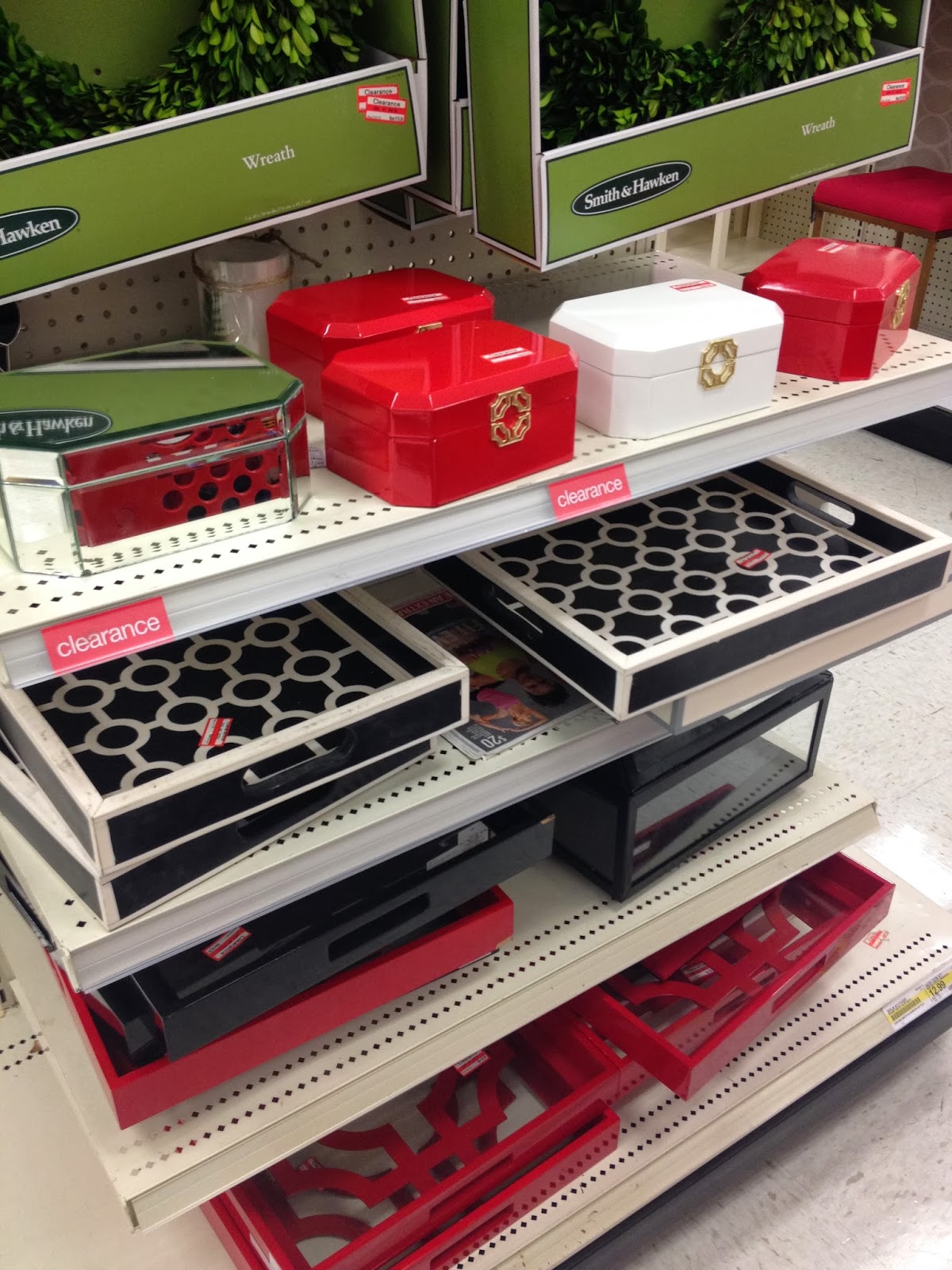 target clearance home decor serving trays