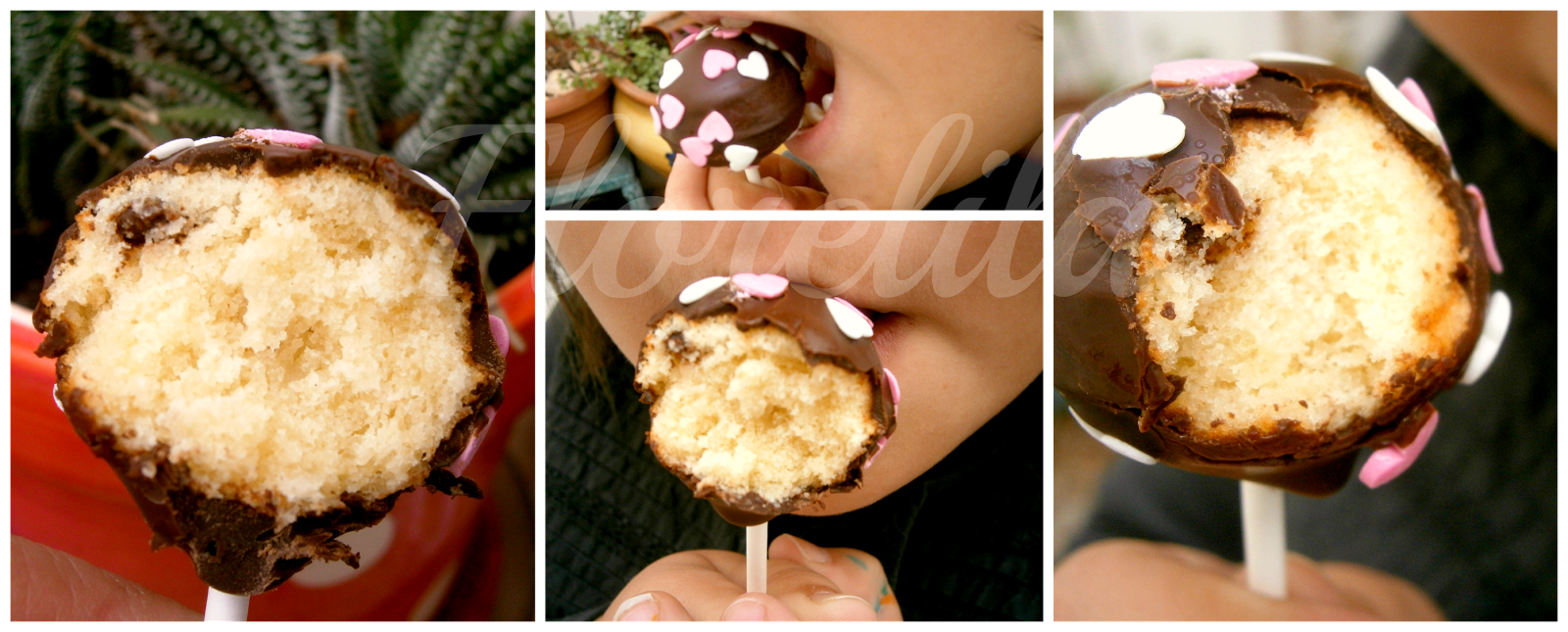Florelila, recetas y aficiones. Cake pops para el cumple de Marina