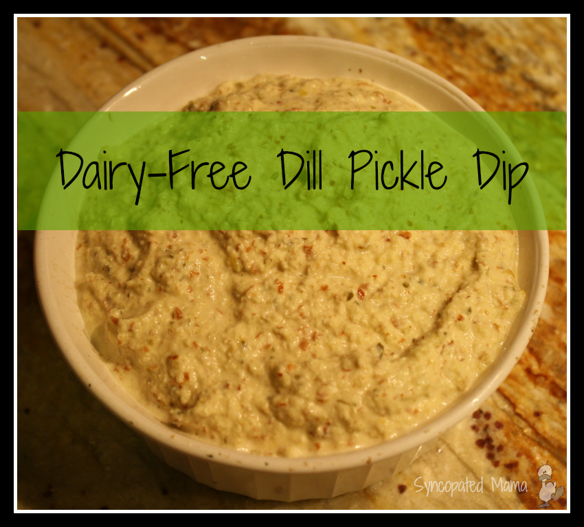 Syncopated Mama DairyFree Dill Pickle Dip