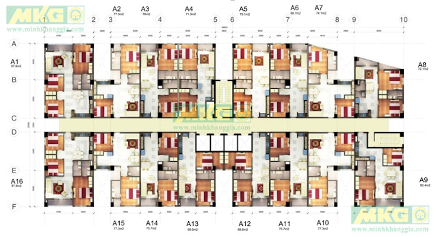 Mặt bằng căn hộ khối A - liên hệ Hotline: 0909 009 304 căn hộ homyland 2, can ho homyland 2, căn hộ quận 2, can ho quan 2