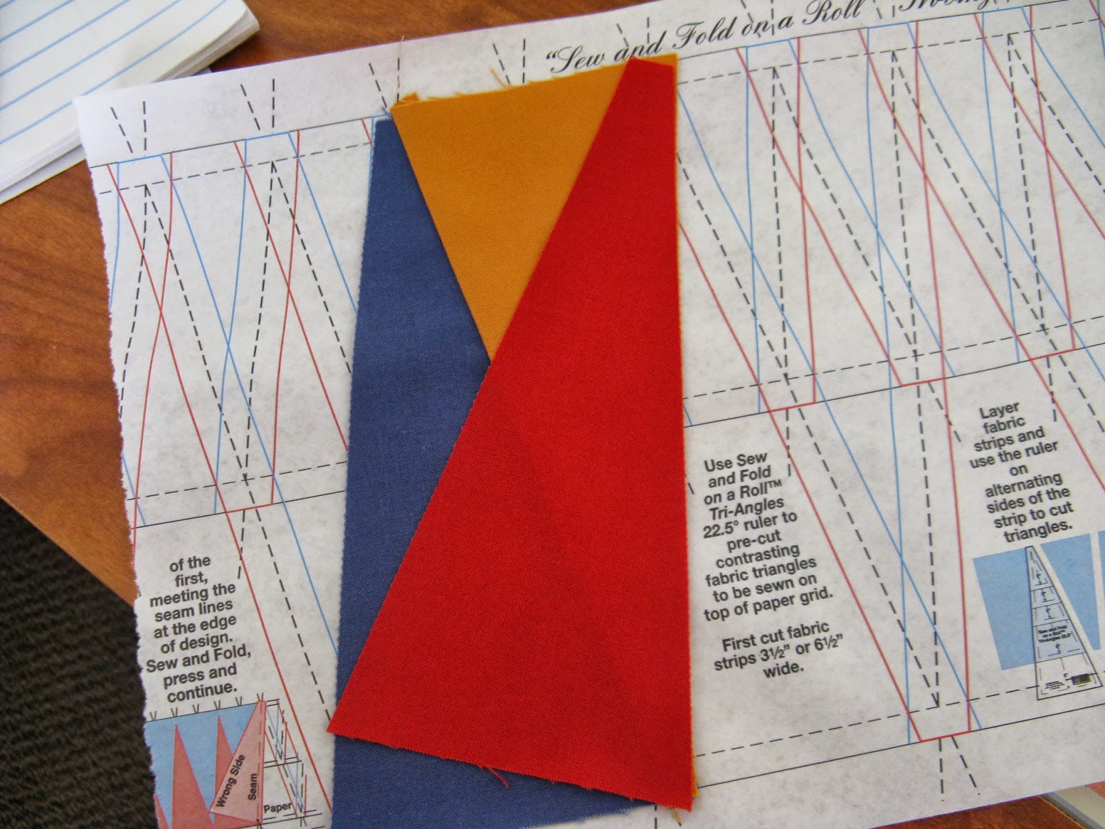 22.5 Degree TriAngle Tutorial with Triangles On A Roll Triangles on