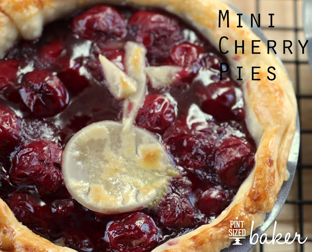 Mini Cherry Pies. The perfect summer dessert for Two. from www.pintsizedbaker.com